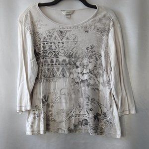 3/4 Sleeve Graphic Tee